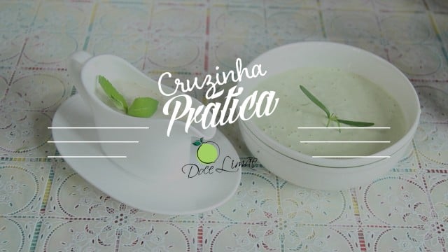 Molho Branco e Maionese - CRUzinha Prática Doce Limão